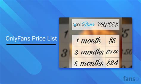 onlyfans menu prices|OnlyFans Pricing Guide – How Much Should I Charge。